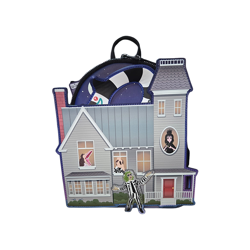 Beetlejuice Deetz House Glow Mini Backpack